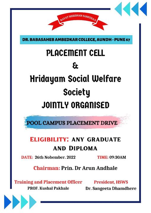 Placement drive notice